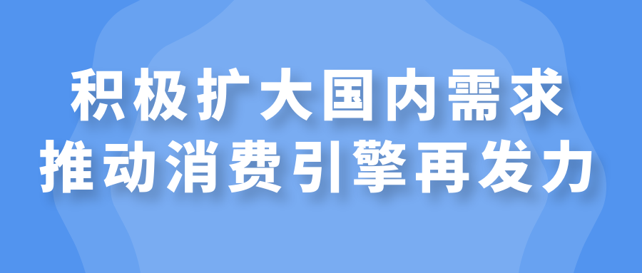 积极扩大国内需求